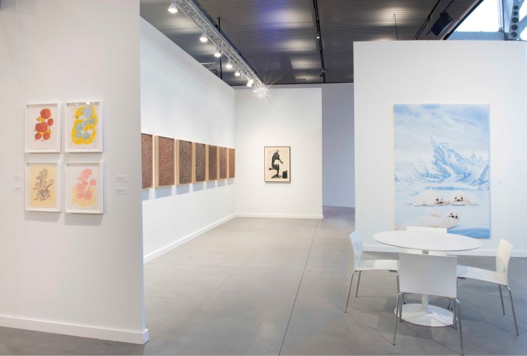 Installation view of Mitchell-Innes &amp;amp; Nash at Frieze New York, New York, 2021