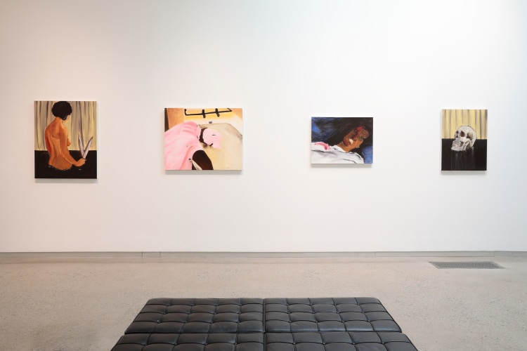 Gideon Appah Installation view of&nbsp;Forgotten, Nudes, Landscapes&nbsp;at&nbsp;Institute for Contemporary Art at VCU in Richmond, VA, 2022