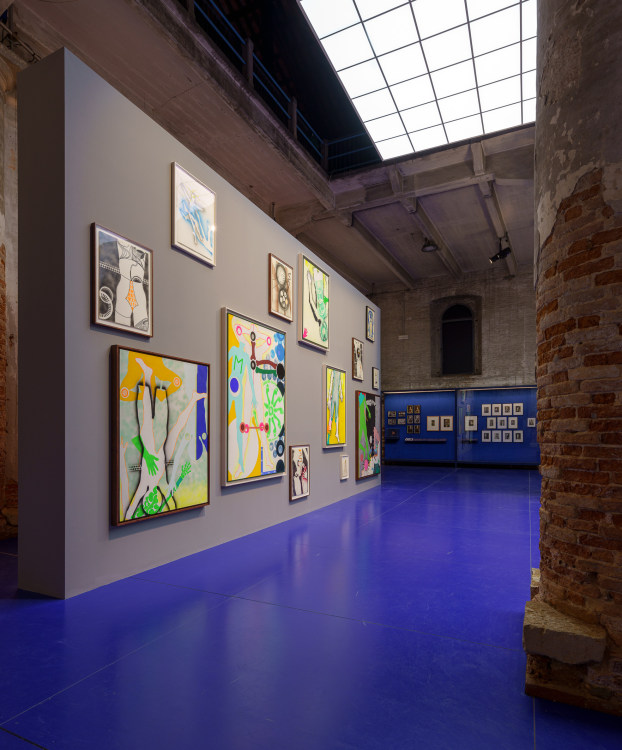 Installation view of Kiki Kogelnik in The Milk of Dreams at The 59th International Art Exhibition of La Biennale di Venezia, Venice, Italy, 2022