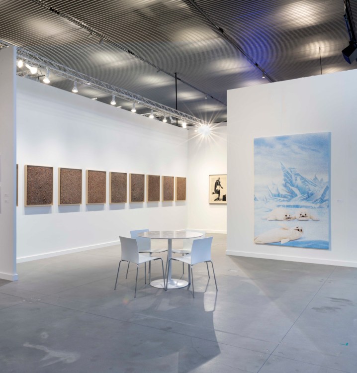 Installation view of Mitchell-Innes &amp;amp; Nash at Frieze New York, New York, 2021