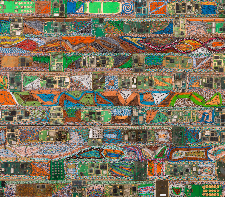 Elias Sime at the Akita Senshu Museum of Art