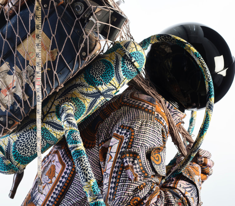 Image of Yinka Shonibare's Refugee Astronaut VIII