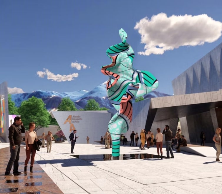 Yinka Shonibare at the Almaty Museum of Arts