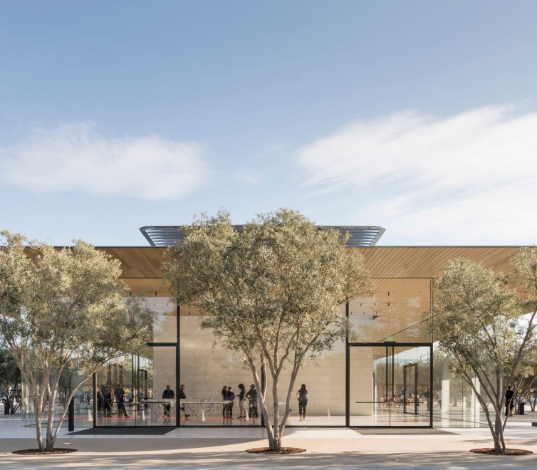 Image of Apple Park Visitor Center in Cupertino, CA