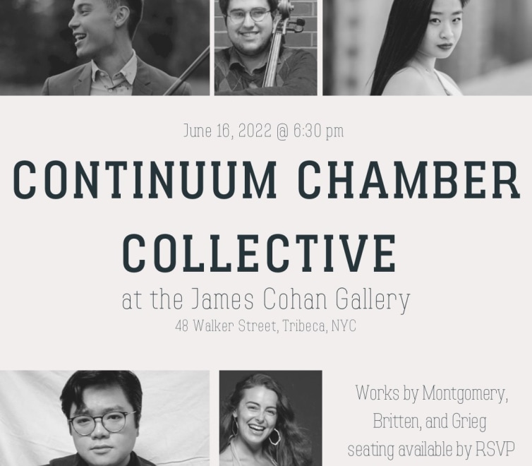 announcement for the Continuum Collective 