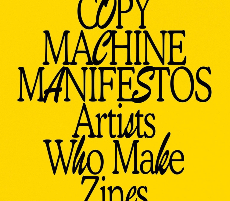 Poster for Copy Machines Manifestos exhibition at the Brooklyn Museum