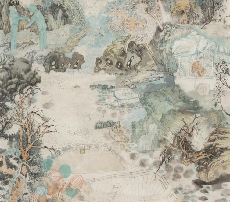 Yun-Fei Ji at the Frances Young Tang Museum and Art Gallery
