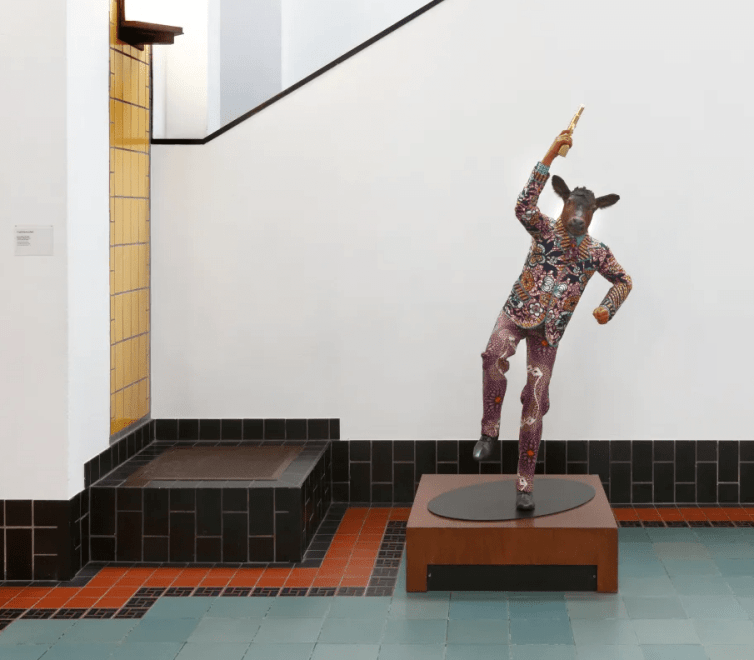 Image of Yinka Shonibare CBE's "Revolution Kid (Calf)," 2012