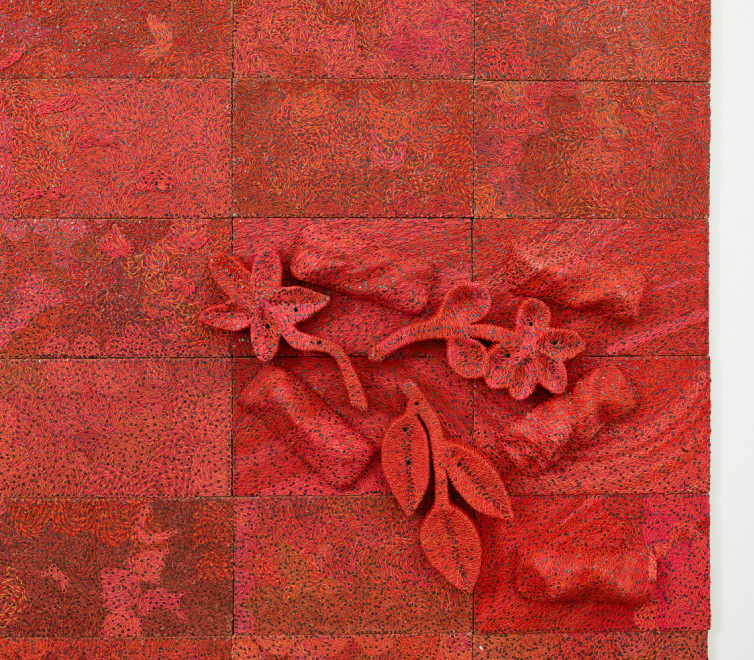 detail of Elias Sime work