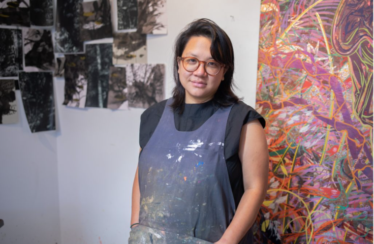 In Painter Tammy Nguyen’s Tropical Tableaux, Emersonian Transcendentalism and Modern Vietnamese History Synthesize to Stirring Effect