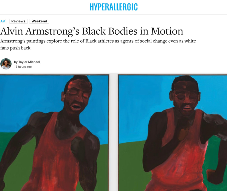 Alvin Armstrong’s Black Bodies in Motion
