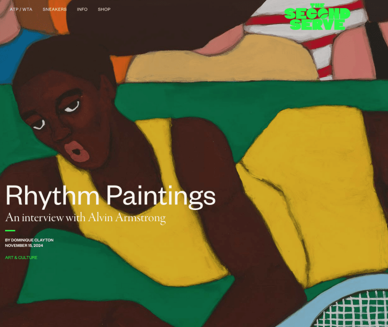 Rhythm Paintings: An interview with Alvin Armstrong.