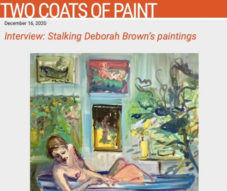 Deborah Brown, Two Coats of Paint, 2020 Anna Zorina Gallery