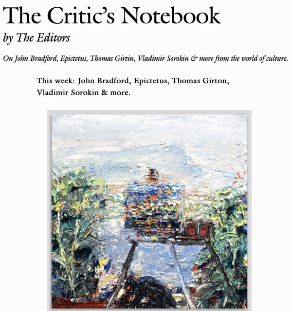 The Critic’s Notebook