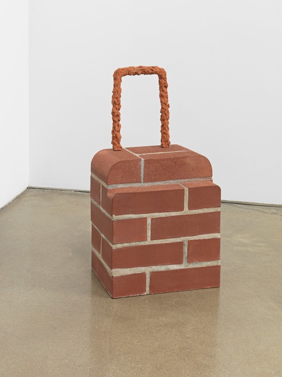 Judith Hopf - Rollkoffer (Brick Trolley), 2018.