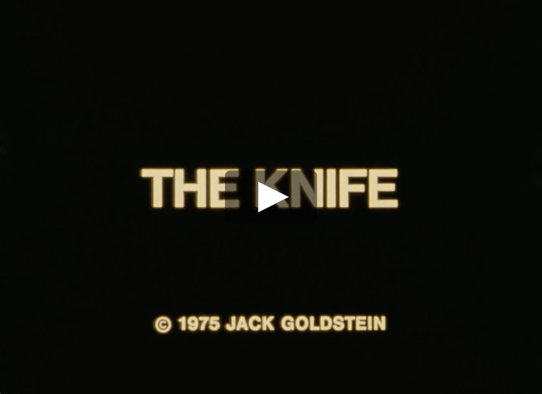 Jack Goldstein video of a knife