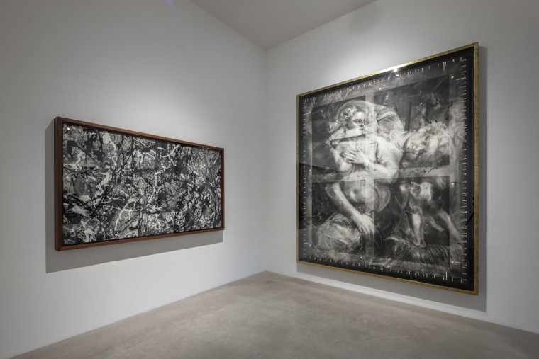 Robert Longo: When Heaven and Hell Change Places. Installation view, 2019.