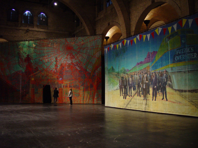 Left Behind. Installation view, 2010. CAPC Mus&eacute;e d&#039;art contemporain de Bordeaux. Photo: F. Poisay.