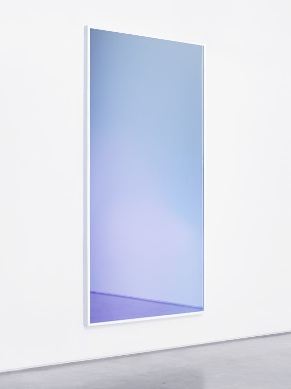 Metal Mirror VII (Magia Naturalis), 2013. Digital C-print and Mirona glass, 97 1/2 x 49 1/2 inches (247.7 x 125.7 cm).