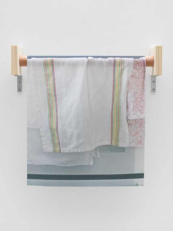 Untitled (Striped Dish Towel), 2018.