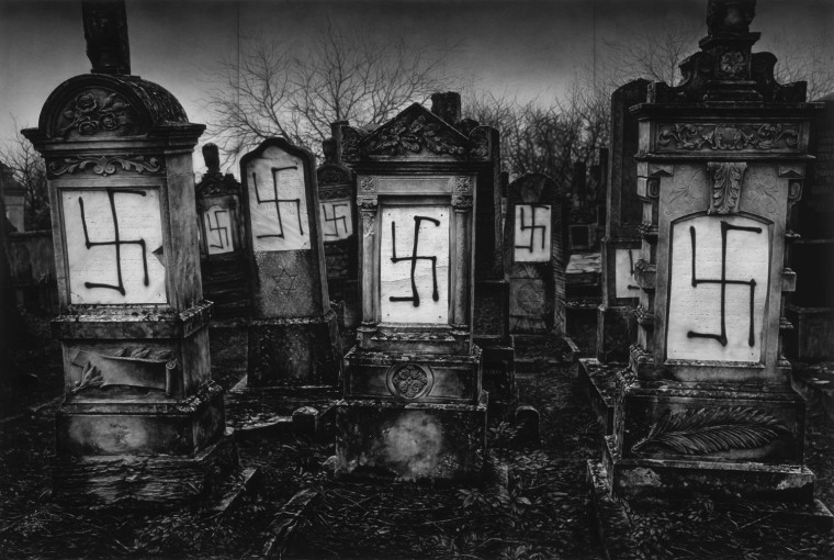 Untitled (Defaced Jewish Cemetery; Strasbourg, France; December 14, 2018), 2019.