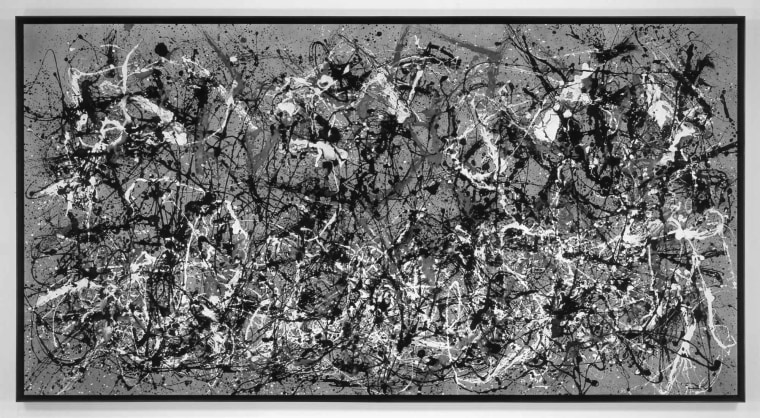 After Pollock (Autumn 2013 Rhythm, Number 30, 1951), 2014.