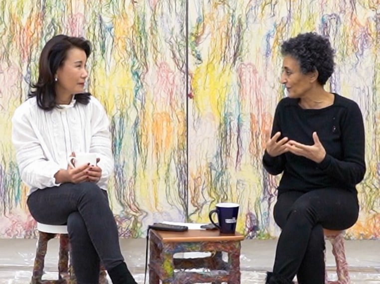 In the Studio with Ghada Amer