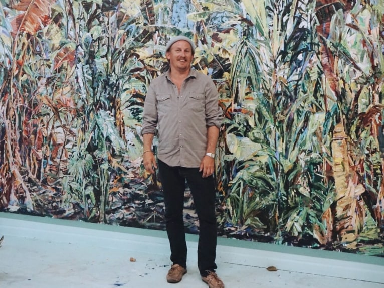 miami artist brings to airport his everglades-inspired vision
