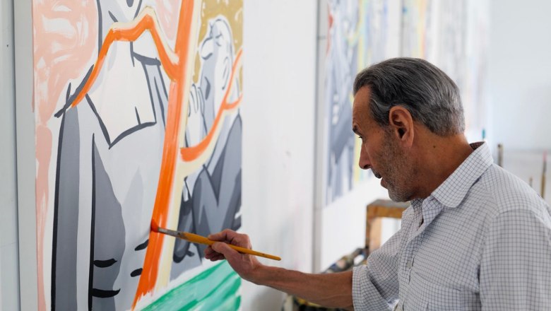 In the Studio with David Salle