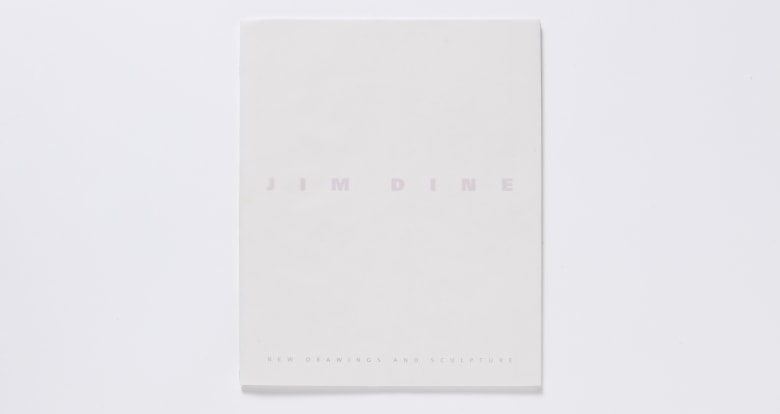 jim dine new drawings catalogue