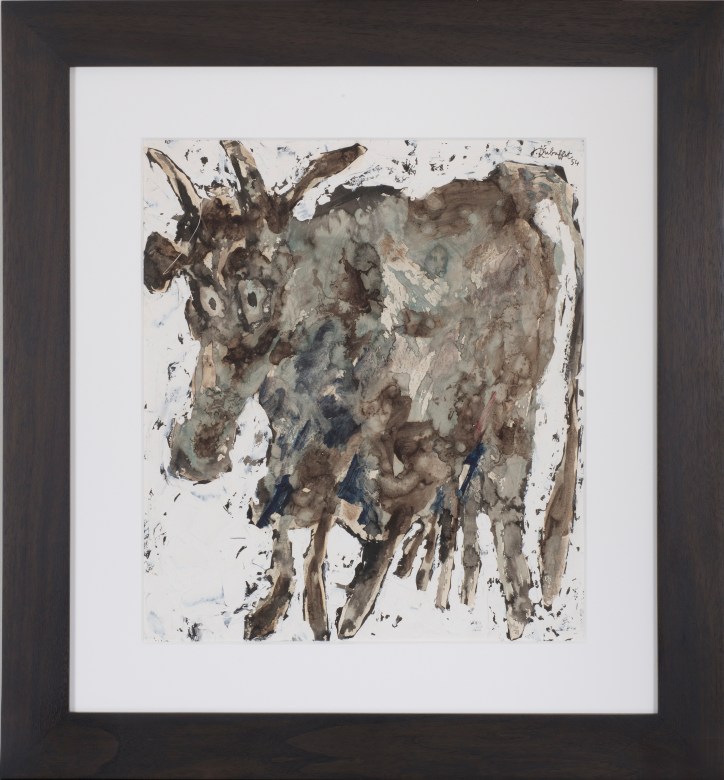 Jean Dubuffet Vache Mixed media on paper