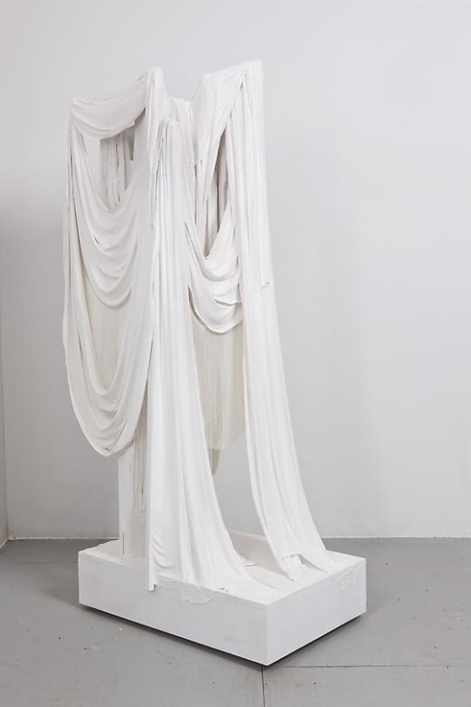 Untitled (Plaster and Fringe, Asta Nielsen), 2012