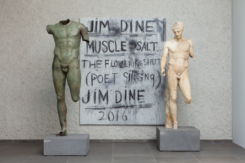 jim dine antikenmuseum installation 2016 muscle and salt