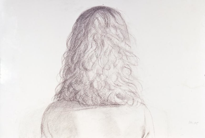 Stephanie, 2007 Charcoal on paper