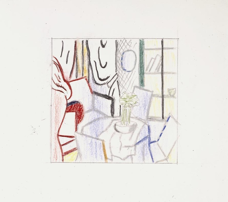 Interior with Nude Leaving, 1997