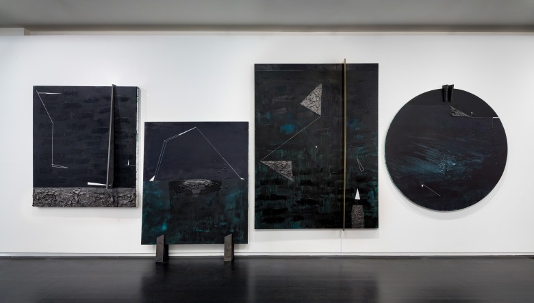 Installation view of 1919: Black Water, Arthur Ross Architecture Gallery, Columbia University, New York, 2019