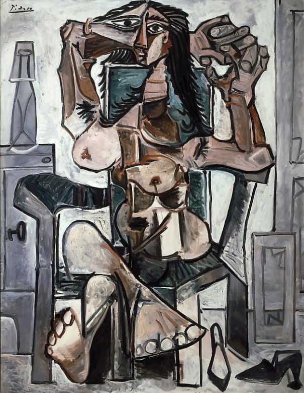 Femme nue assise, 1959
