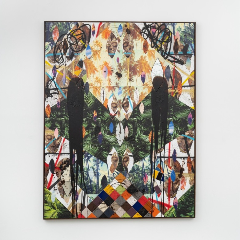 Rashid Johnson,&nbsp;Untitled Escape Collage, 2020.