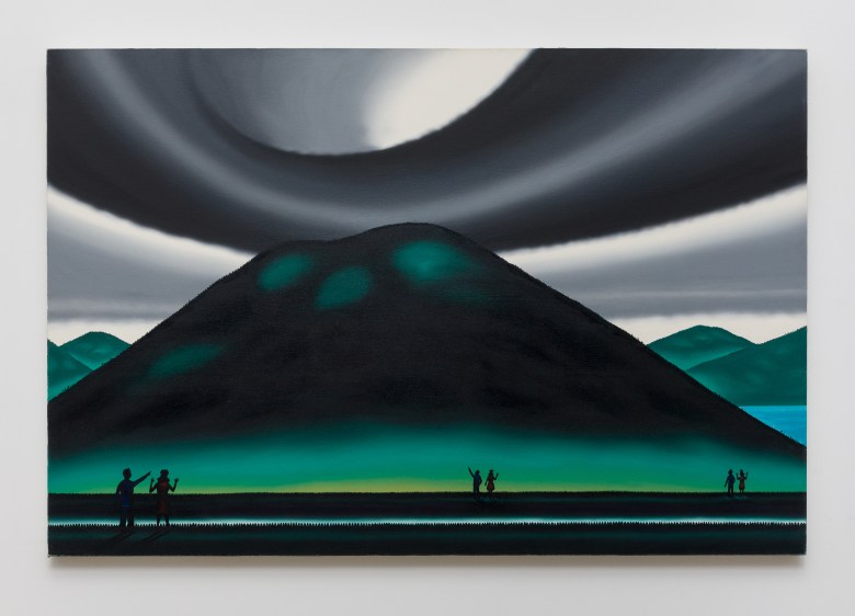 Couple Progressing Toward Mount Rincon, 1997