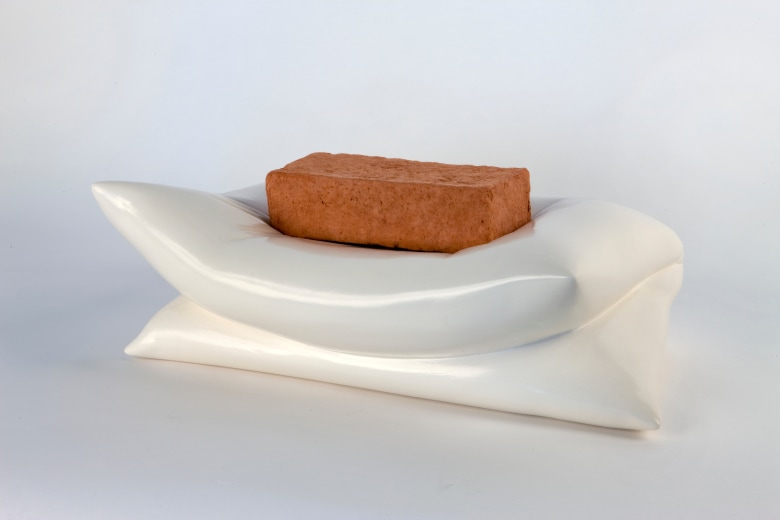 Malia Jensen Fold Ceramic, pigmented cast cotton paper
