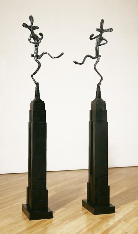 Empire State with Bowler, Mirrored, 1997