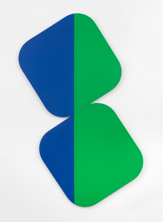 Leon Polk Smith,&nbsp;Constellation No. 4 Vertical Blue-Green, 1971.