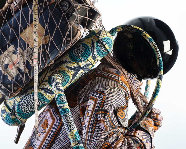 Image of Yinka Shonibare's Refugee Astronaut VIII