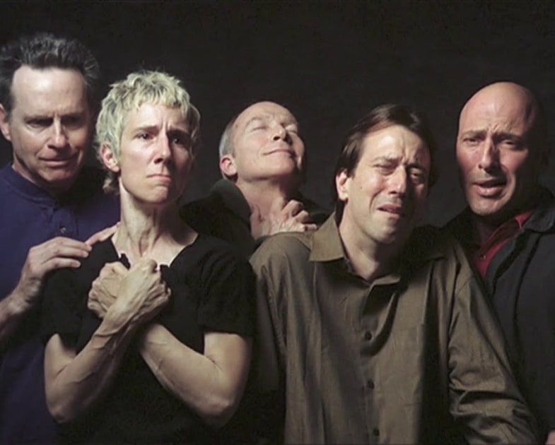 Image of Bill Viola's "Quintet of the Silent"