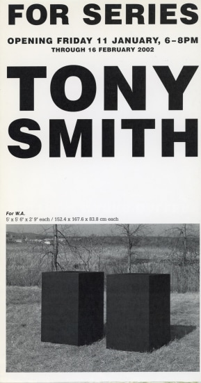 Tony Smith - Books - Tony Smith Foundation