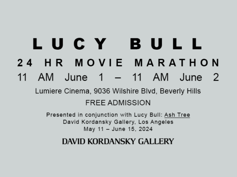 LUCY BULL'S 24 HR MOVIE MARATHON
