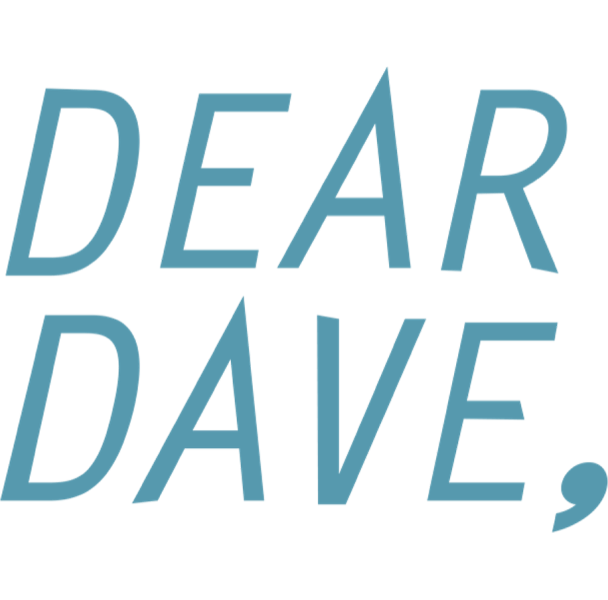 The logo for Dear Dave magazine.