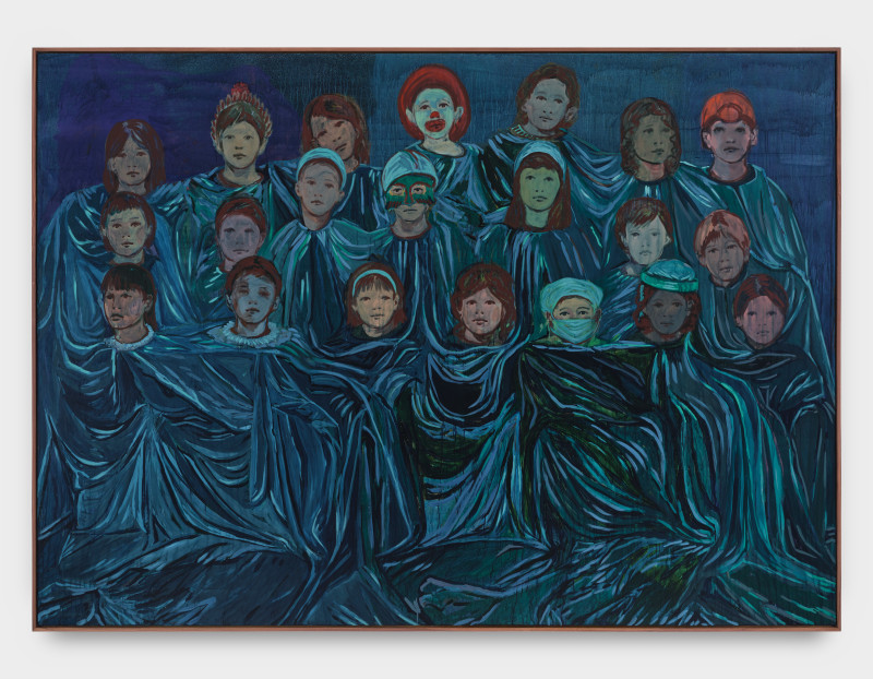 Claire Tabouret's painting "Moonlight Shadow"