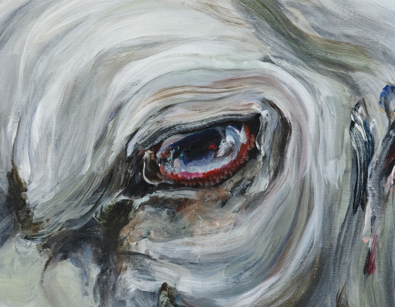 Detail of a painting by Connor Marie Stankard