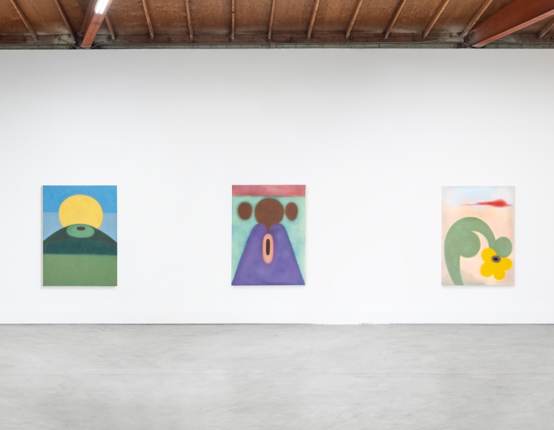 Installation view of "This Grass is Green"